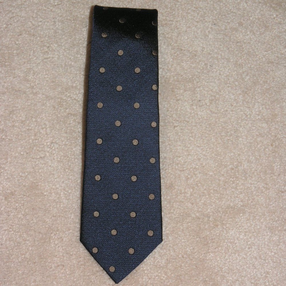 Kamakura Maker's Shirt Polka Dot Classic Width Tie